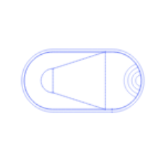 Layouts Swimming Pools Oval Swimming Pools Person Tracing Svg Vector, Free Vectors File